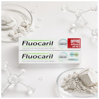 Fluocaril Complete Bescherming Tandpasta Set van 2 x 75 ml
