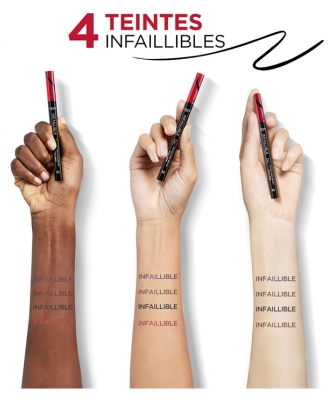 L'Oréal Paris Infaillible Grip 36H Micro-Fine Brush Eye Liner 0,4 g - Teinte : 04 Dew Berry