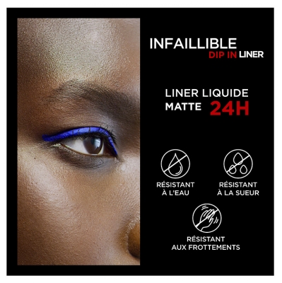 L'Oréal Paris Infaillible Grip 24H Matte Liquid Liner 3 ml - Teinte : 04 Emeraude