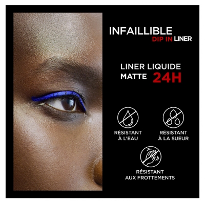 L'Oréal Paris Infaillible Grip 24H Matte Liquid Liner 3 ml - Teinte : 02 Blue