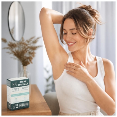 RoC Keops Roll-on Deodorant 48H Set med 2 x 30 ml
