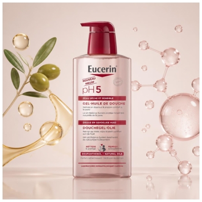 Eucerin pH5 Suihkuöljy-geeli 400 ml