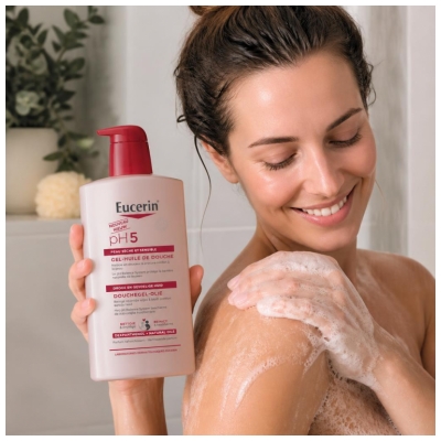 Eucerin pH5 Gel-olje za prhanje 1 L