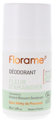 Florame Déodorant 24H Fleur d'Amandier Bio 50 ml