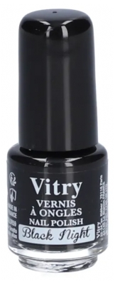 „Vitry“ nagų lakas 4 ml - Spalva: Juodoji naktis