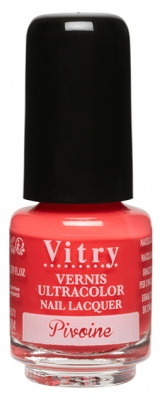 Vitry Vernis à Ongles 4 ml - Couleur : Pivoine