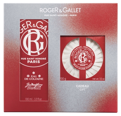 Roger & Gallet Jean-Marie Farina Eau de Cologne 100 ml + Savon Parfumé 100 g Offert