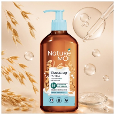 Champô Família Suavidade & Brilho com Aveia 500 ml Naturé Moi