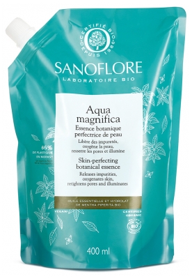 Sanoflore Aqua Magnifica Eau de Soin Botanique Anti-Imperfections Bio Recharge 400 ml