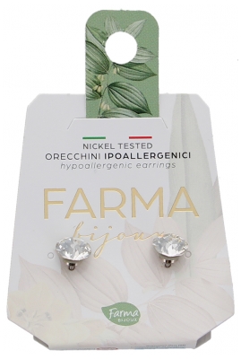 Pharma Bijoux Pendientes de Cristal Xirius Hipoalergénico 7,15 mm