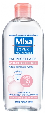 Mixa Água Micelar Antirressecamento 400 ml