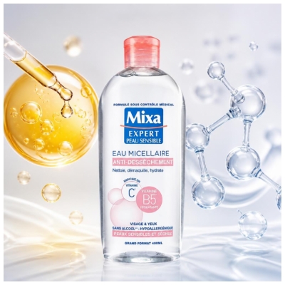 Mixa Micelārais Ūdens pret izžūšanu 400 ml