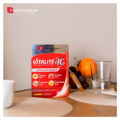 Forté Pharma Vitalidad 4G 30 Ampollas