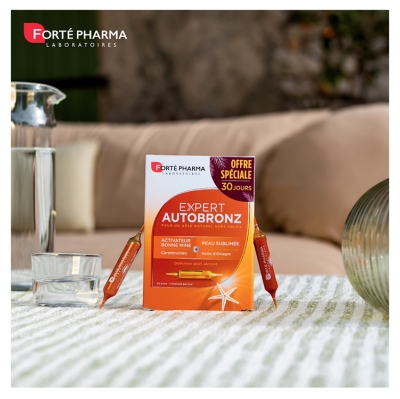 Forté Pharma Experte AutoBronz Kur von 1 Monat davon 10 Tage Geschenkt