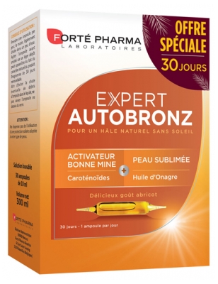 Forté Pharma Experte AutoBronz Kur von 1 Monat davon 10 Tage Geschenkt