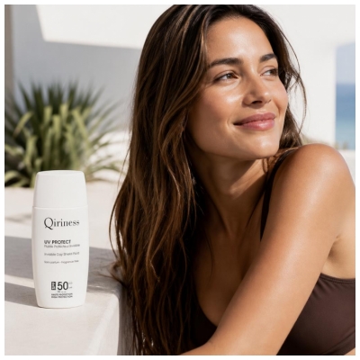 Qiriness UV Protect Usynlig Beskyttelsesvæske SPF50 50 ml