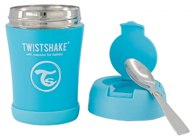 Twistshake Izoliuotas Maisto Indas 350 ml - Spalva: Pastelin? m?lyna