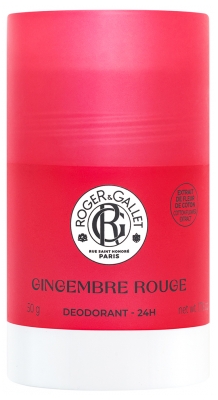 Roger & Gallet Zenzero Rosso 24H Deodorante 50 g