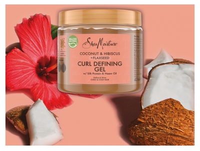 SheaMoisture Kookos & Hibiskus Kiharoiden Määrittelygeeli 431 ml