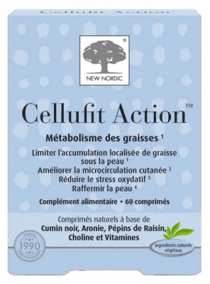 New Nordic Hautpflege Cellufit Action 60 Tabletten