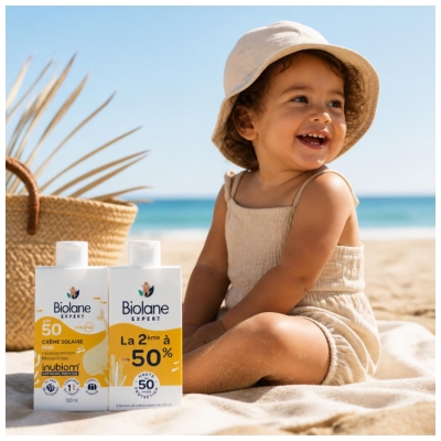 Biolane Expert Zonnecrème SPF50 Set van 2 x 100 ml