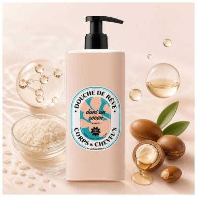 Authentine Banho de Sonho em Casulo de Karité 1 L