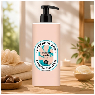 Authentine Douche de Rêve In a Cocoon Shea 1L