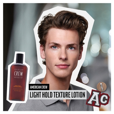 American Crew Crème Coiffante Fixation Souple et Effet Invisible 250 ml