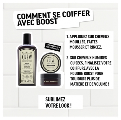 American Crew Boost Nettoyant Précoiffant 250 ml
