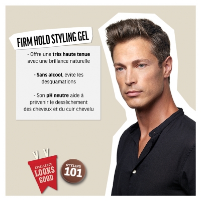 American Crew Firm Hold Gel de Coiffage Fixation Forte 250 ml