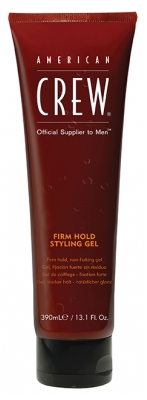 American Crew Firm Hold Gel de Coiffage Fixation Forte 250 ml