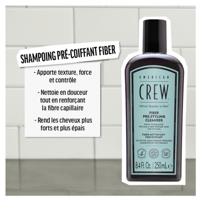 American Crew Fiber Nettoyant Précoiffant 250 ml