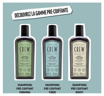 American Crew Fiber Nettoyant Précoiffant 250 ml