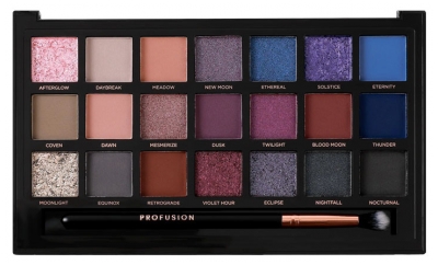 Profusion Cosmetics Palette Yeux Twilight 21 Teintes
