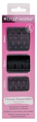 Brushworks Set di Arricciacapelli Riscaldati in Ceramica