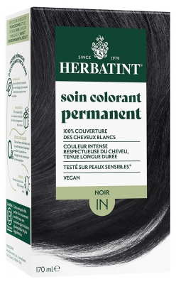 Herbatint Tratament Colorant Permanent 170 ml - Culoare: 1N Negru