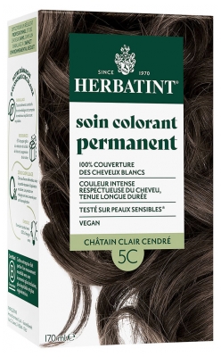 Herbatint Permanente Farbpflege 170 ml - Haarfärbung: 5C Hellkastanienbraun Aschgrau