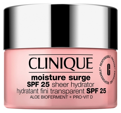 Clinique Moisture Surge Hydratant Fini Transparent SPF25 30 ml