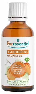 Puressentiel Huile Végétale Noyau d'Abricot (Prunus armeniaca) Bio 50 ml