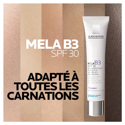 La Roche-Posay Mela B3 Soin Correcteur Anti-Taches SPF30 40 ml + Sérum Concentré Anti-Taches 10 ml Offert