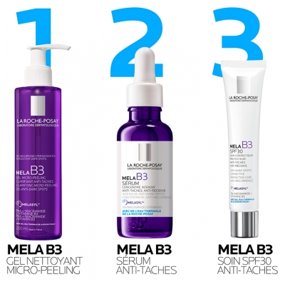 La Roche-Posay Mela B3 Soin Correcteur Anti-Taches SPF30 40 ml + Sérum Concentré Anti-Taches 10 ml Offert