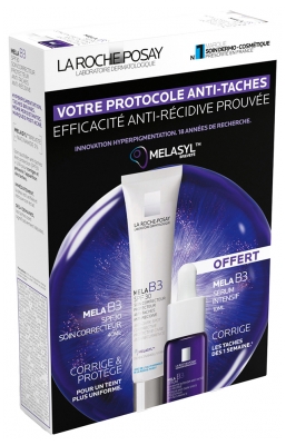 La Roche-Posay Mela B3 Soin Correcteur Anti-Taches SPF30 40 ml + Sérum Concentré Anti-Taches 10 ml Offert