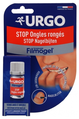 Urgo Filmogel Stop Ongles Rongés Vernis Amer et Invisible 9 ml