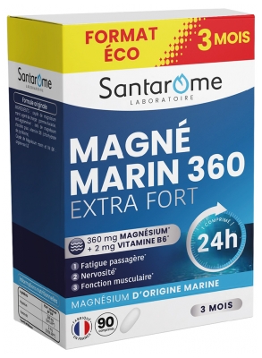 Santarome Magné Marin 360 Extra Fort 90 Comprimés