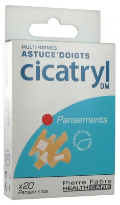 Pierre Fabre Health Care Cicatryl Pansements Astuce'Doigts 20 Pansements