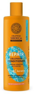 Natura Siberica Oblepikha Repair Après-Shampoing Réparateur Kératine 400 ml