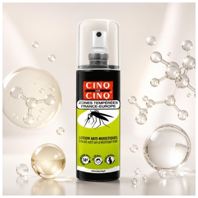 Cinq sur Cinq Losjons pret moskītiem Mērenās Zonas 100 ml