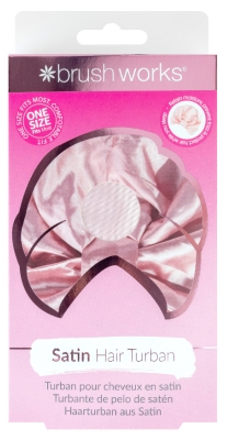 Brushworks Turban en Satin pour Cheveux