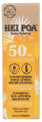 Hei Poa Stick Lèvres SPF50 Éco-Recharge 4 g