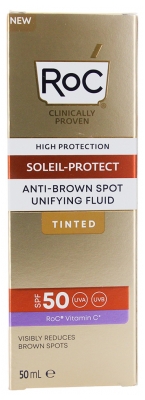 RoC Soleil-Protect Fluide Unificateur Teinté Anti-Taches Brunes SPF50 50 ml